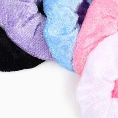 Hair gum 9 cm, cold heart color mix-3