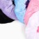 Hair gum 9 cm, cold heart color mix