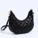Bag-baget with a zipper, black color