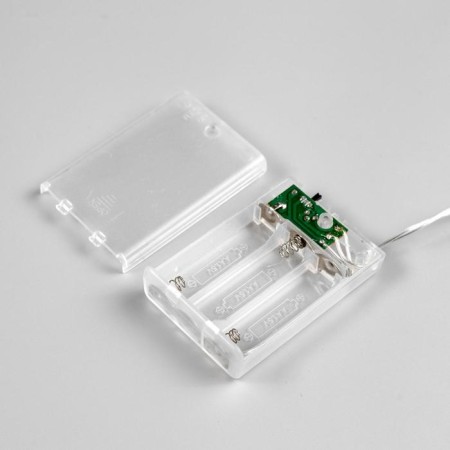 Garland "thread" 2 m, IP20, transparent thread, 20 LED, glow of multi, 2 modes, AAH3-3
