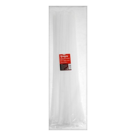Clot of nylon plastic tundra Krep, for screed, 7.6x500 mm, white, in units. 100 pcs-4