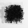 Hook for curtains, cloves with a lock, 2.8 × 1.2 × 1.2 cm, black color