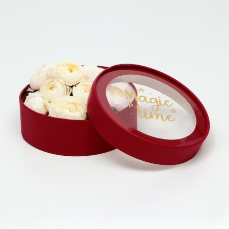 Box - tube 2 in 1, with a transparent cover "wine", 21 x 7 - 18 x 6 cm-3