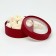 Box - tube 2 in 1, with a transparent cover "wine", 21 x 7 - 18 x 6 cm