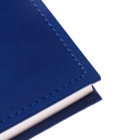 Deliciper of Leduced A5, 160 Vivevella sheets, artificial leather cover, blue-2