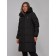 Coat insulated winter female, size 44, black color