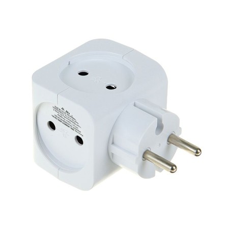 SP-4-W, 4 sockets, 16 A, without salary, white, white-1