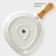 Porcelain dish for serving with bamboo pen Bellatenero, 30 × 19.5 cm, white color
