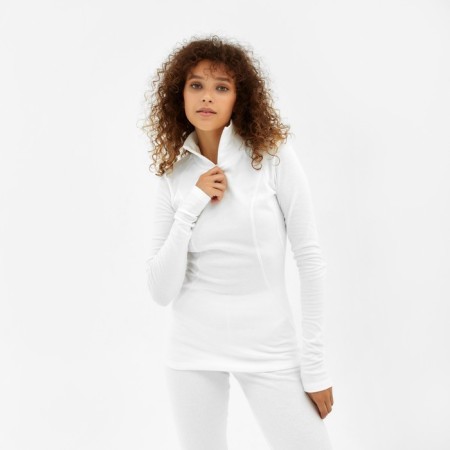 Women's thermal underwear (longshit, leggings) Minaku Milk color, river 44-9