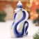 Souvenir "Snake with the Crown", Gzhel