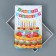 A set of boxes 10 in 1, gift packaging, “Happy Birthday”, 12 x 7 x 4 - 32.5 x 20 x 12.5 cm