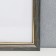 Photo frame plastic 30x30 cm, gray with gold (plastic screen)
