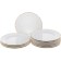 Set for cake 7/6 Constance, decor "Golden thread, gold layer", 7 items