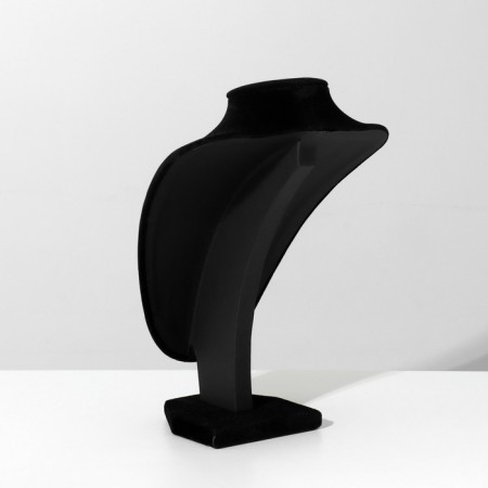 Bust for jewelry, 15.5 × 10 × 25 cm, h = 25 cm, black color-2
