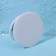 Folding mirror, D 7.5 cm, white color