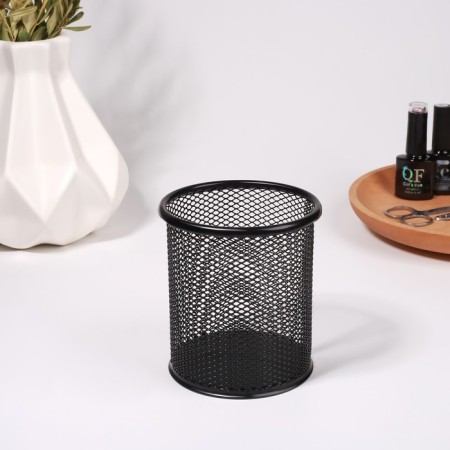 Storage for storage of manicure/cosmetic supplies, 10 × 9 cm, black color-4