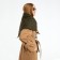 Women's scarf minku: casual collection color green