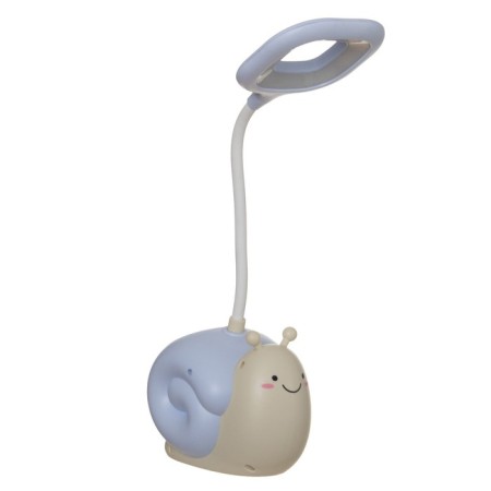 Table lamp "Snail" LED 1 mode 4.2W USB blue 8.5x13x29 cm Risalux-11