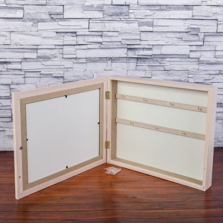 Ключница "Яхта у причала" молочный дуб 26х31 см-8