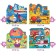 Figure puzzles 4 in 1 "Transport", 9, 12, 15, 20 elements