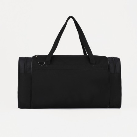 Road bag on lightning, 3 external pockets, a long belt, black color-1