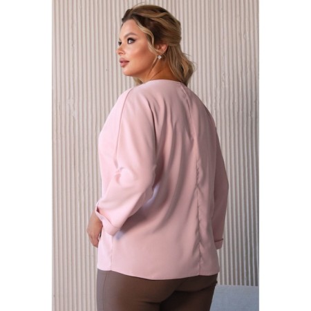 Female blouse, size 46, pink color-8