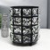 Summary Metal for 1 candle "Crystals" cylinder black 12x9x9 cm