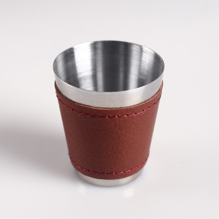 Set "Cathedral" 5 in 1: Flake 240 ml + flask 90 ml + glass + funnel + handle-3