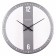 Watching interior, made of metal loft, D-32 cm, silent, gray