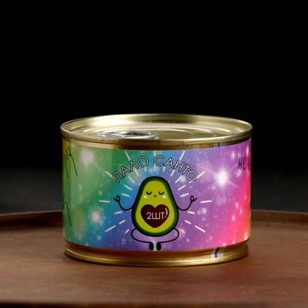 Incense natural Palo Santo "fell santo. Not neuros" in a tin can, 2 pcs-1