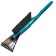 Brush Snow Snow SPARTA, with a scrap 530 mm, turquoise