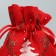 Bag gift canvas “New Year's time”, deer, 10 x 12 cm +/- 1.5 cm, New Year