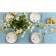Cozy 150*250 +/- 3cm tablecloth tablecloth, cell-blue, pl. 192 g/m2, hl with VGMO