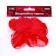 Decorative hearts, on an adhesive basis, set of 10 pcs., Size 1 pc: 5 × 4 cm, red color