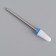 Ceramic milling cutter for the “cone” manicure, medium cut, 6 × 13 mm, in a plastic case, white color