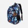 Youth backpack on lightning from textiles, 2 pockets, blue color