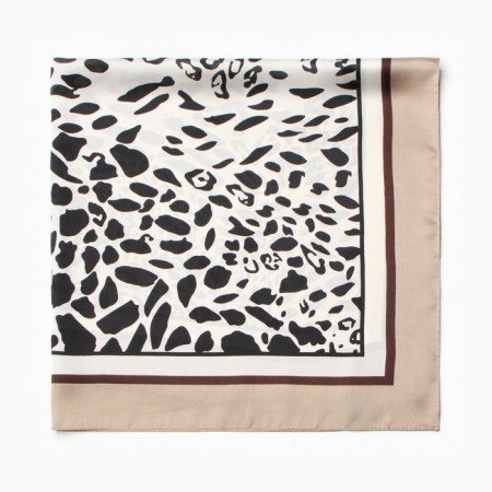 Women's scarf minku 70*70 cm, steel-2