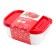 A set of OURSSSON plastic containers, volume 850 ml, 2 pcs
