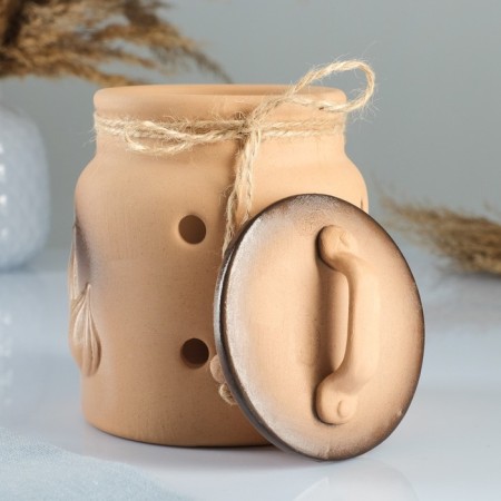 Bank for garlic "Retro" 1l / 16x11.5cm, standard-2