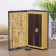 Safe-book wood "Irisa" embossing silk 21x13x5 cm