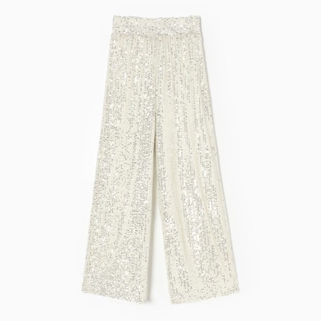 Pants from KAFTAN sequet size 32 (110-116 cm), silver-3