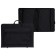 Folder for drawings and drawings for artists A3, 470 x 350 x 40 mm, handles, frame, textile, "inspiration" 1b31, pocket, black