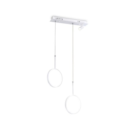 LED LED suspension with the Ambrella Light, Linetech, FL5272, LED, 38 W, 2850LUM, 3000-6400K, white color.