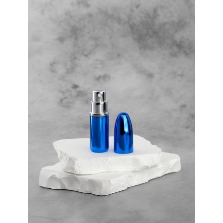 Perfume bottle "Bullet", with a spray, 3 ml, blue color-1