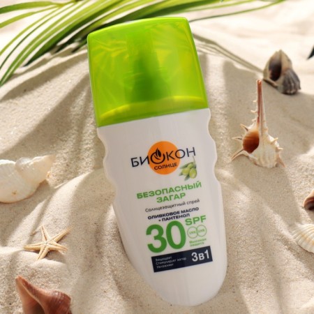 Sunscreen spray Biocon SPF 30 3B1, 160 ml