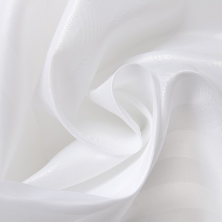 The curtain in the bathroom Ethel in strip is white, 180*200 cm, 80g/m2, 100% p/e-5