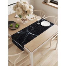 The path on the table “Storms on marble”, Oxford, size 40x145 cm