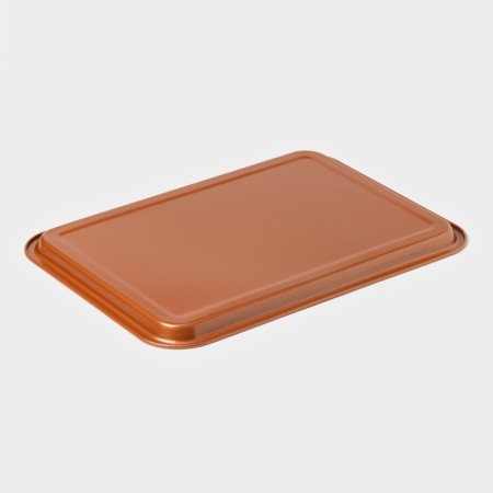 The baking sheet "Prima. Grill ", 35 × 25 cm, with a lattice, anti -stick coating, brown color-4