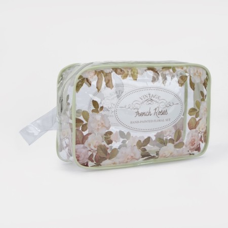 Lightning cosmetic bag, green color