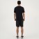 Men's T -shirt with inserts, basic, size XL (52), black color